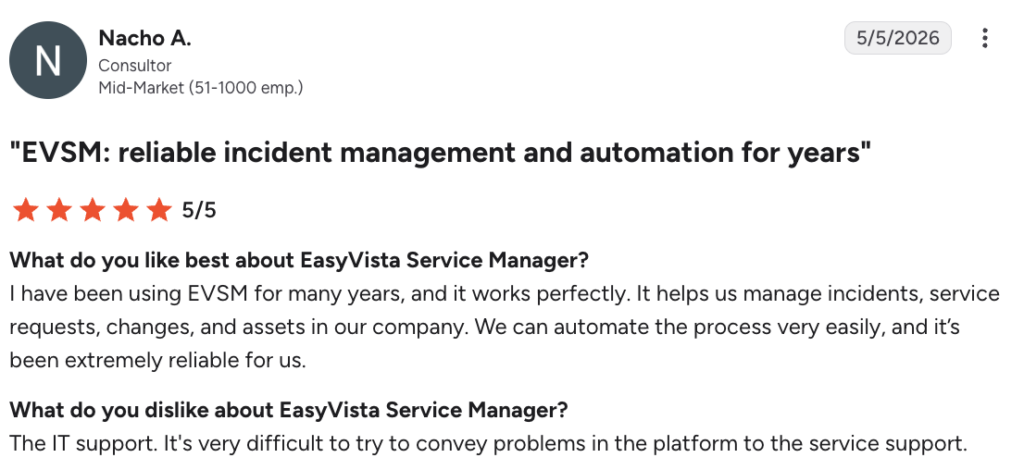atera vs easyvista comment