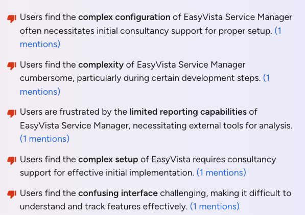 easyvista cons g2