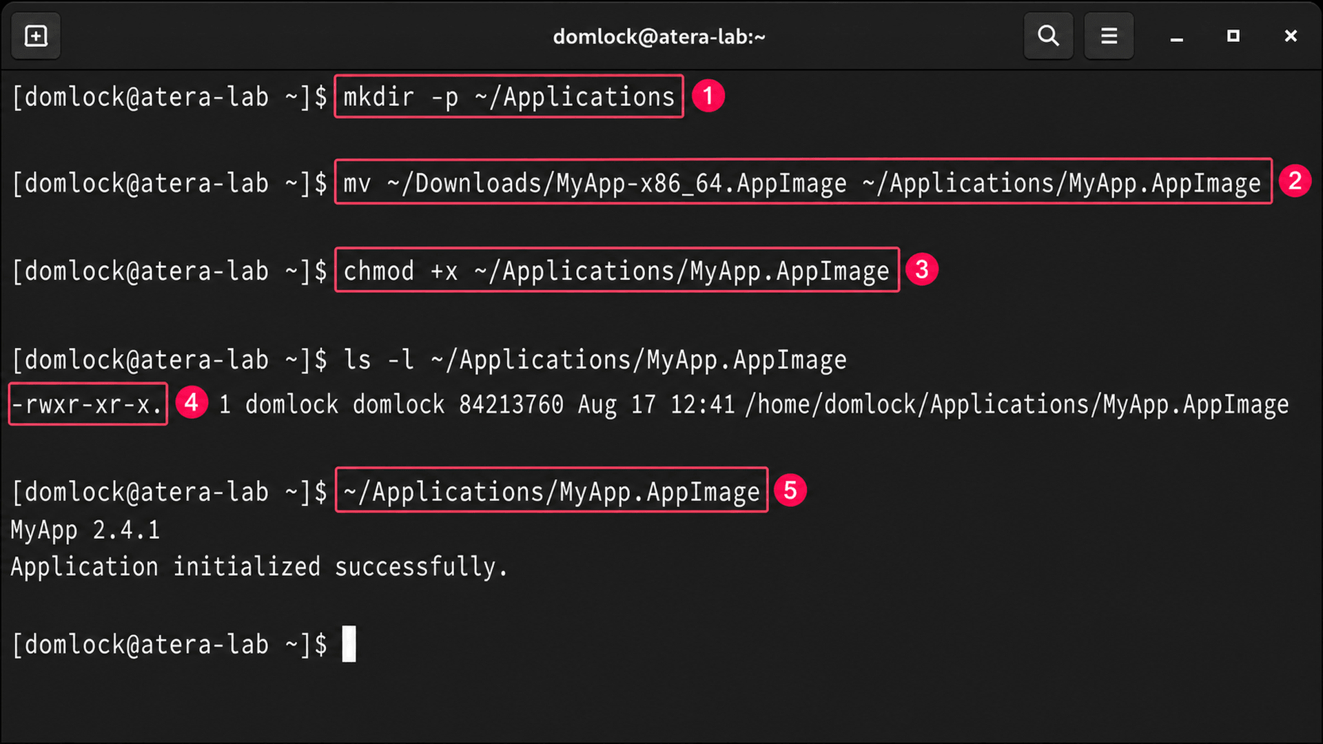 Manually install AppImage Manually install AppImage