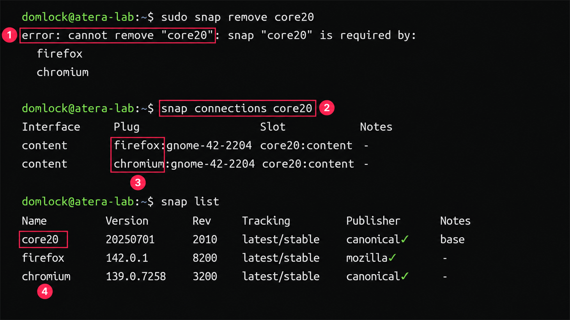 Resolve Snap dependency error Resolve Snap dependency error
