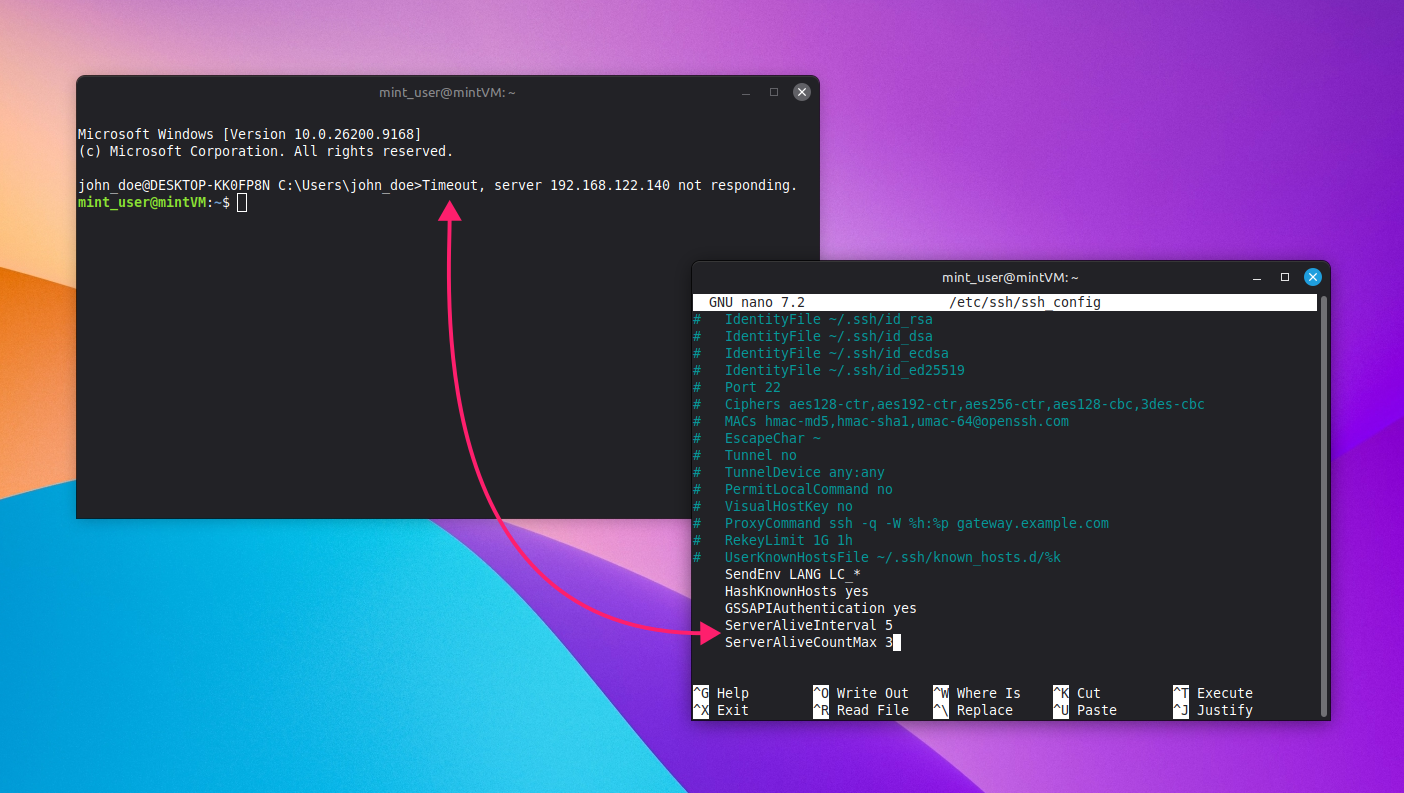 Set timeout sessions on Linux