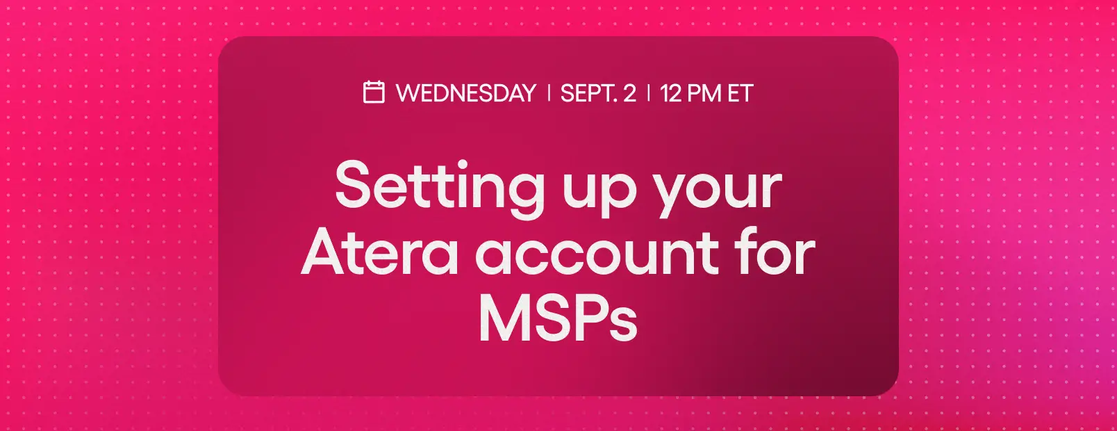 Setting up your Atera account for MSPs