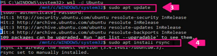 run:  sudo apt update 