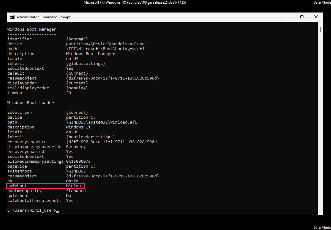 msconfig fix for persistent Safe Mode msconfig fix for persistent Safe Mode